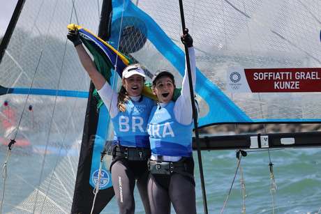 Tradição e mais uma medalha de ouro para o Brasil. Martine e Kahena são bicampeãs olímpicas na vela